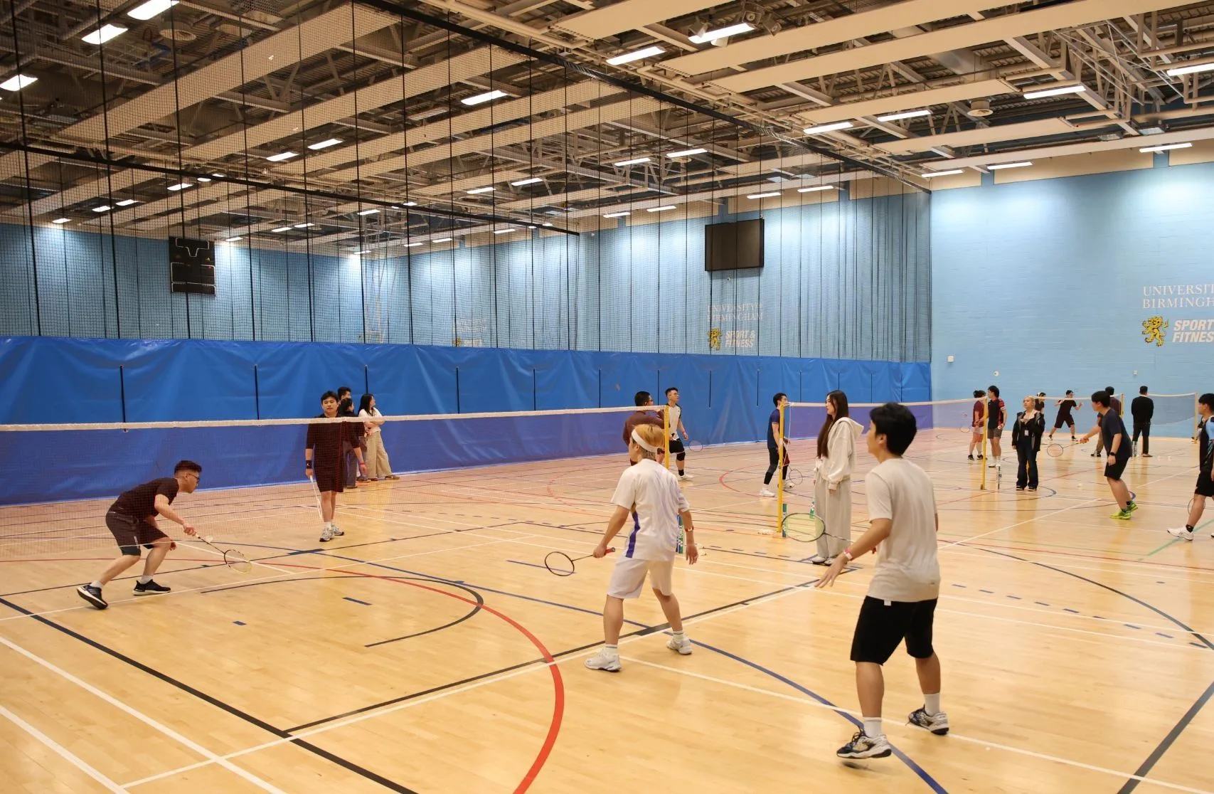 Intense Badminton match in Birmingham at SVUK Games 2026