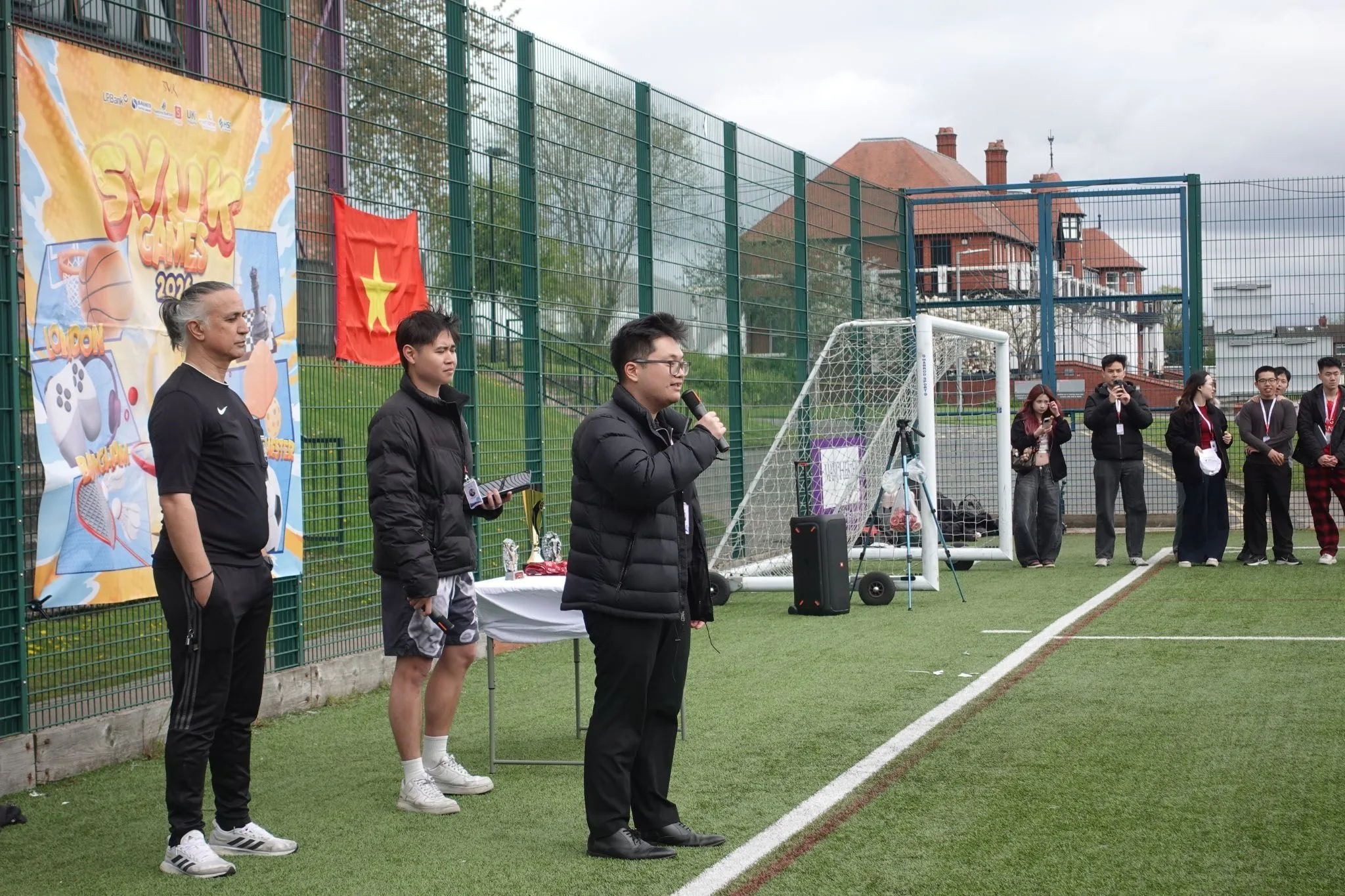 SVUK President Cao Quoc Dung speaking at SVUK Games 2026
